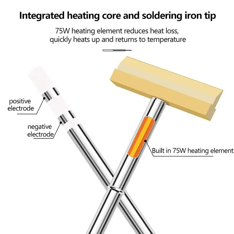 T12 Soldering Iron Tips Rapid Heating Spatula Model 1401/1406 T12 Replacement Electric Soldering Iron Tips Welding Tools