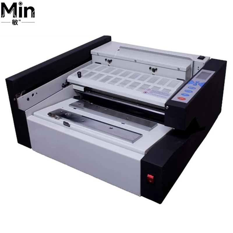 J400 Desktop A4 Hot Glue Perfect Book Binding Machine Automatic Glue Binder for Office Printing Shop Notebook Document Binding
