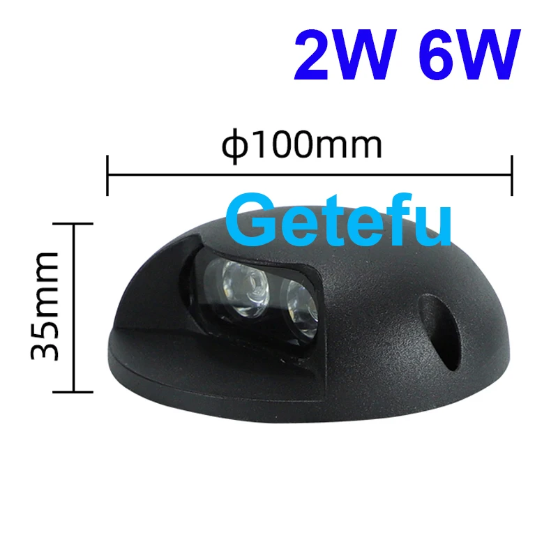 9W 6W 3W LED-Einbauleuchte für den Außenbereich, Untergrundbeleuchtung, Einbaustrahler-Set, IP67, DC12V-24V, Terrassenpflaster, Bodendeck, Treppenlampe – Detail 4