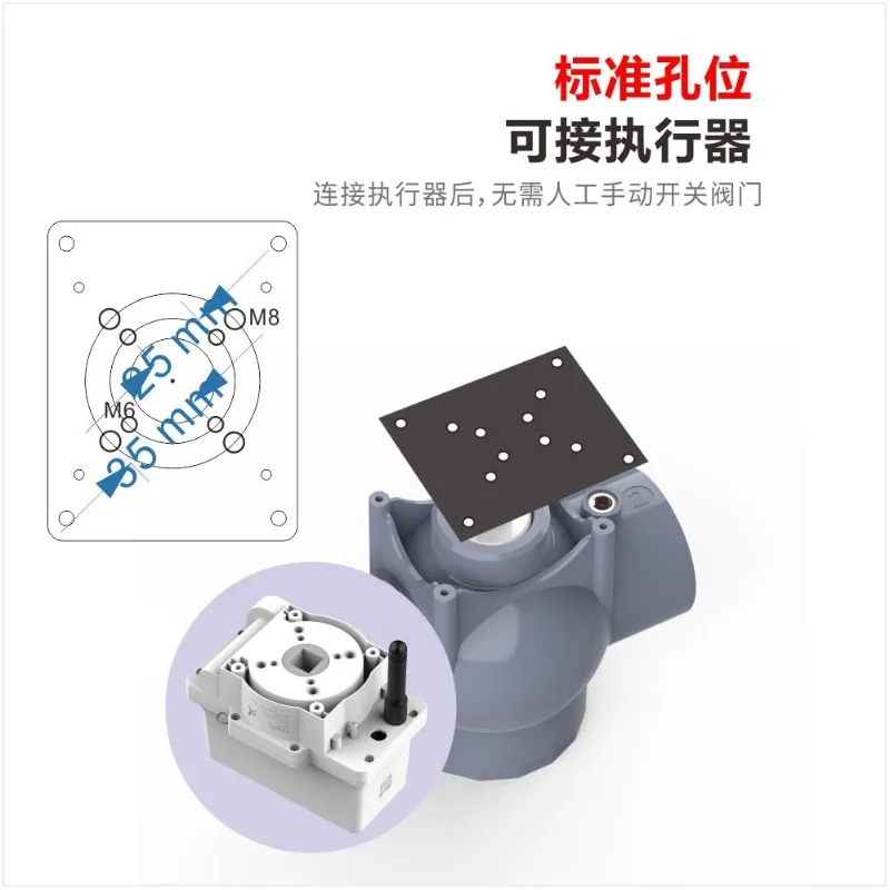 Neuer manueller PVC-Kugelhahn T-Typ L-Typ manuelles Ventil, Regelventil, landwirtschaftliche Feldbewässerung