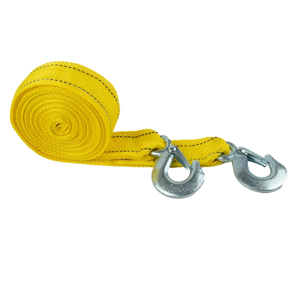 

Car Tow Cable Towing Car Tow Rope Tow Belt Double Layer Nylon High Quality Heavy Duty 5 Ton Car Tow Cable Towing