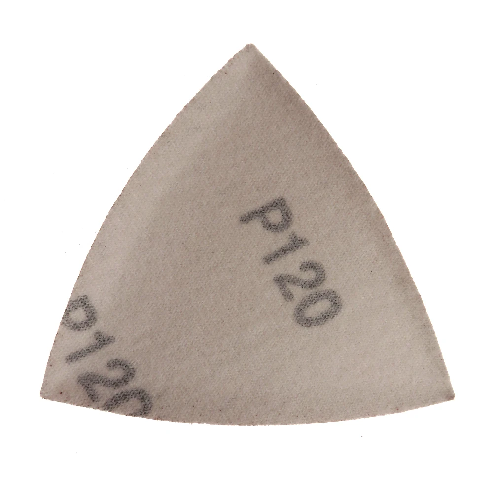 삼각형 멀티 도구 사포 키트, 금속 목재 재료, 가정용 벽 연삭용 모듬 그릿 60-240, 80*80*80mm, 55 개