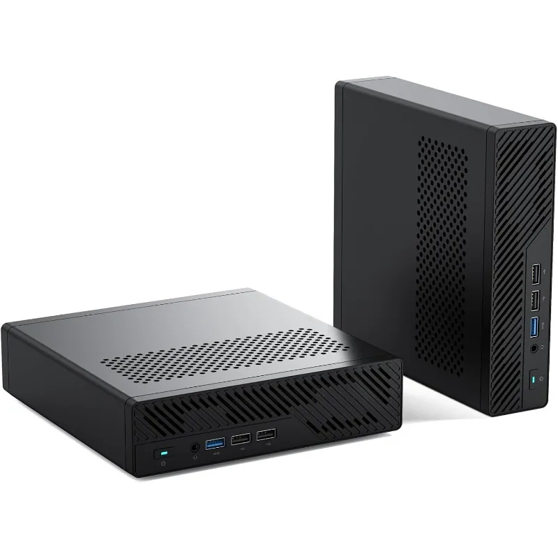 MS-01 Mini Workstation Core i9-13900H 32GB RAM 1TB SSD Mini PC، شاشة HDMI+2X USB4 8K، 2x10G SFP+ Port، 2x2.5G LAN