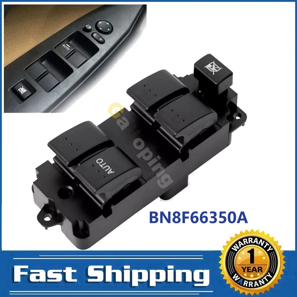 

For 2004-2009 Mazda 3 GS Power Master Lifter Window Regulator Control Switch Button Car Accessories BN8F66350A BN8F-66-350A