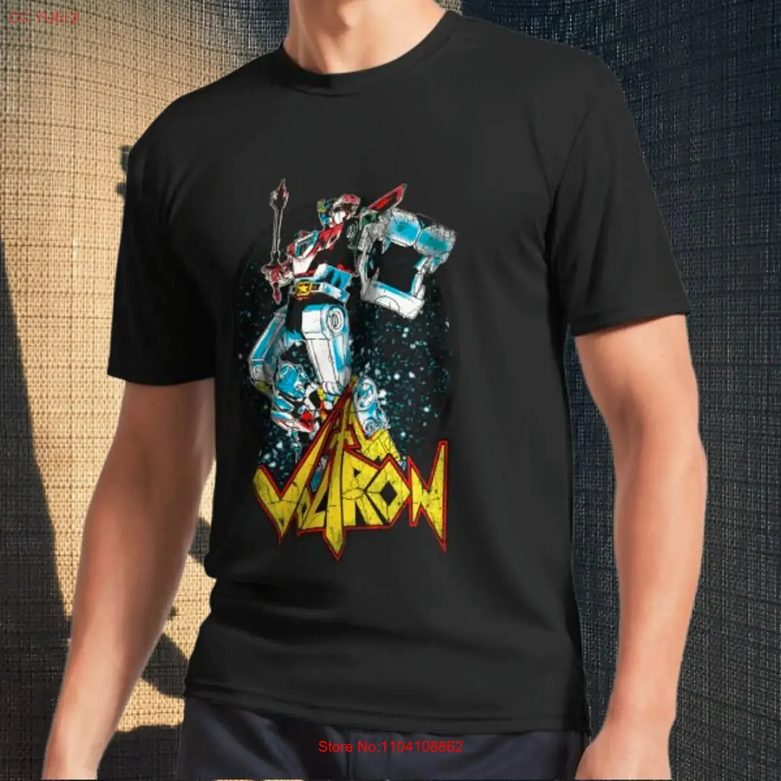 Voltron Defender Of The Universe Action Logo Men's T Shirt Funny Size S to 5XL vintage Washed Unisex designer clothes fashion