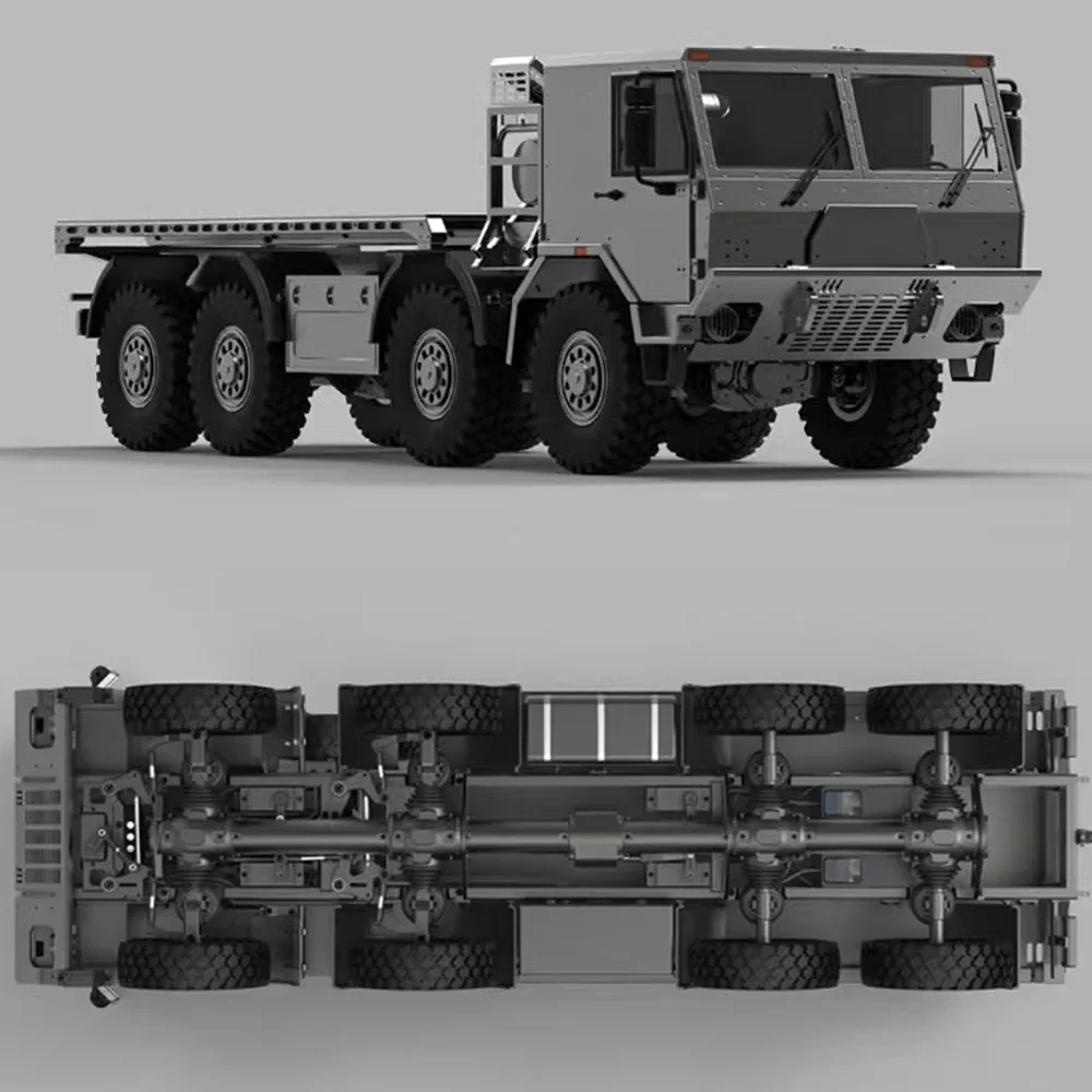 

RC 1/18 CAPO TATRA CUB3 Alloy Off-Road Vehicle Eight-wheel Drive Tracked Military Style 12th Anniversary Edition Adult Toy 8*8