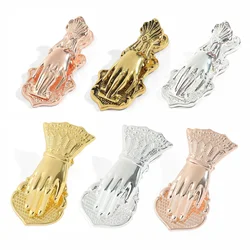 The Hands of Lady Clip Clamp Bookmark Creativity Elegance Women Hand Metal Book End Stationery Gifts For Men Women Reading Lover