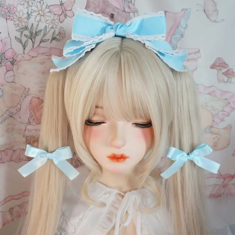 M6CD الشريط مقوس دانتيل المشابك المراهقين فتاة تأثيري خادمة الشعر دبوس زي الملحقات #2