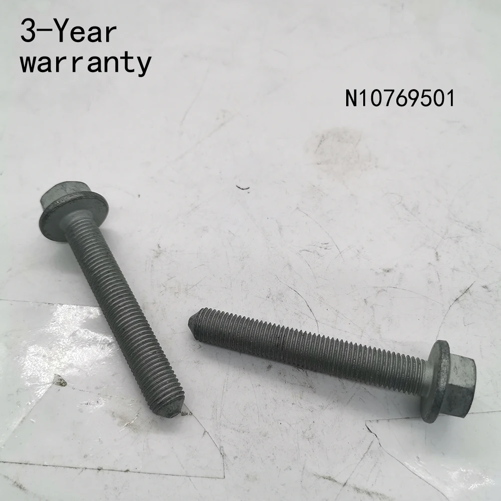 2Pcs Rear axle bearing housing bolt N10769501 For VW Golf Jetta/syncro Passat B7 Tiguan Teramont Touran Audi A1 A3 S3 	RSQ3