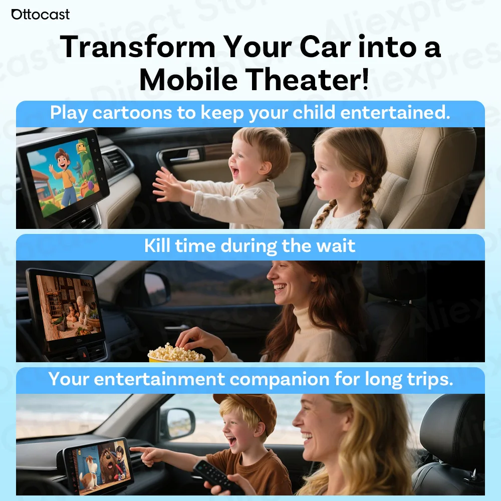 Ottocast Car TV Mate Max Express Wireless CarPlay Android Auto for Toyota Corolla Harrier Mazda CX 5 30 Wired CarPlay Car 2025