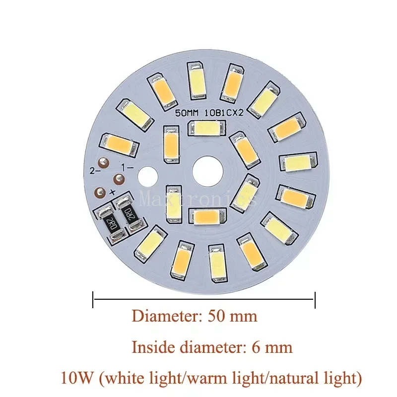 Commercio all\'ingrosso 5 pz DC5V Chip LED dimmerabile 5/6/10/12/14/30W doppio colore LED perline luce bianca/WarmWhite superficie sorgente luminosa