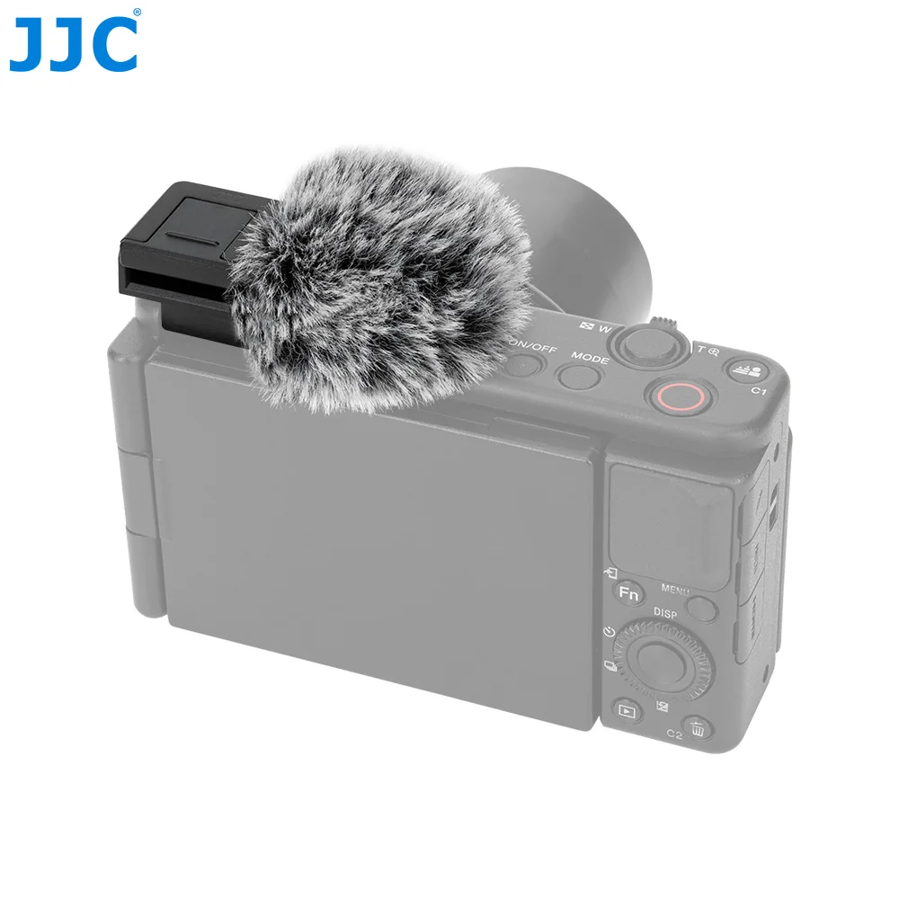 JJC Cold Shoe Wind Muff for Sony ZV-E10 II ZV-1 II ZV-E1 ZV-1F ZV