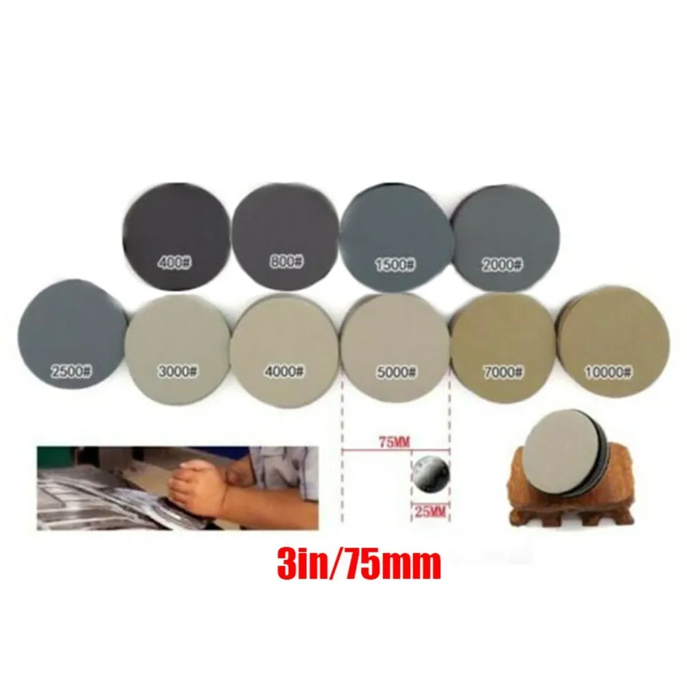 

30* Sanding Disc 30pcs Abrasive Pads Durability Flexibility Hook&Loop Round Silicon Carbide Waterproof Wet/Dry Hot