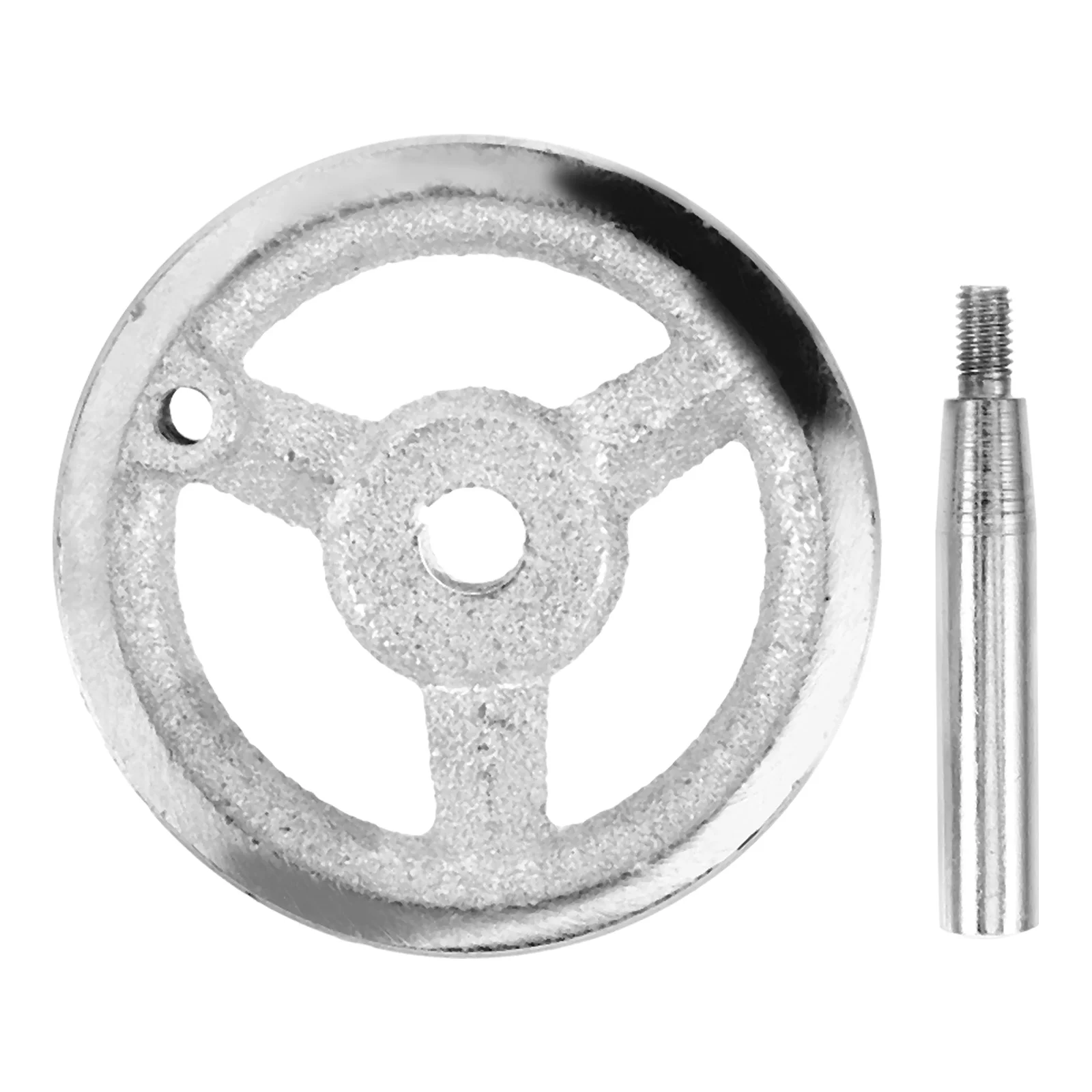 Ferro Fundido Mão Roda Manivela Punho Botão Giratória Moinho Metal Torno Máquina de Aço Carbono