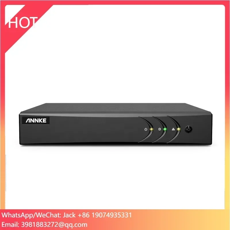 ANNKE 16CH 5MP HD 5 en 1 Grabador DVR híbrido H.265+ 1SATA Interfaz hasta 6TB de capacidad Sistema CCTV DVR