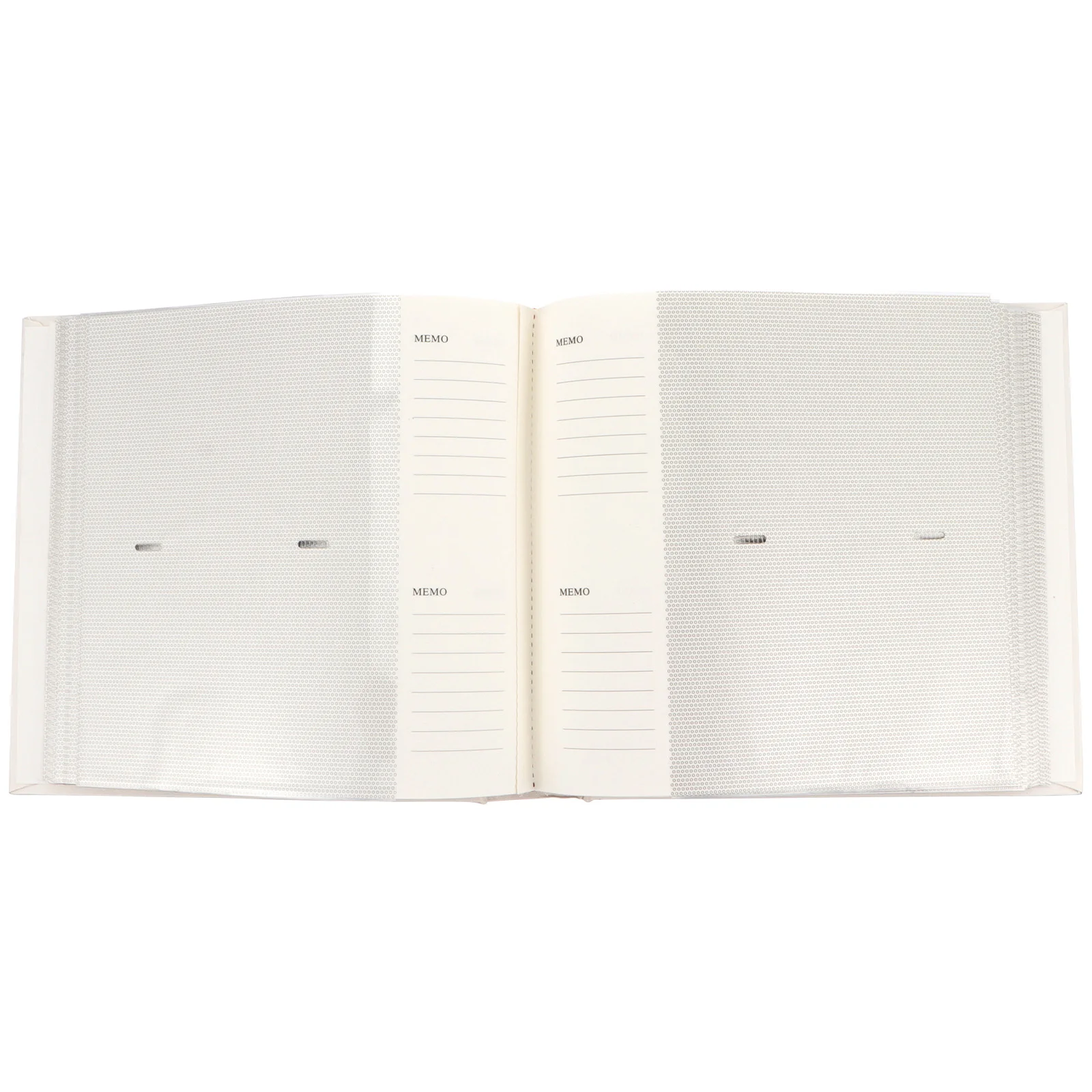 

Photobook Album Souvenir Memo Commemorate Slots 200 Pockets Photos White Travel