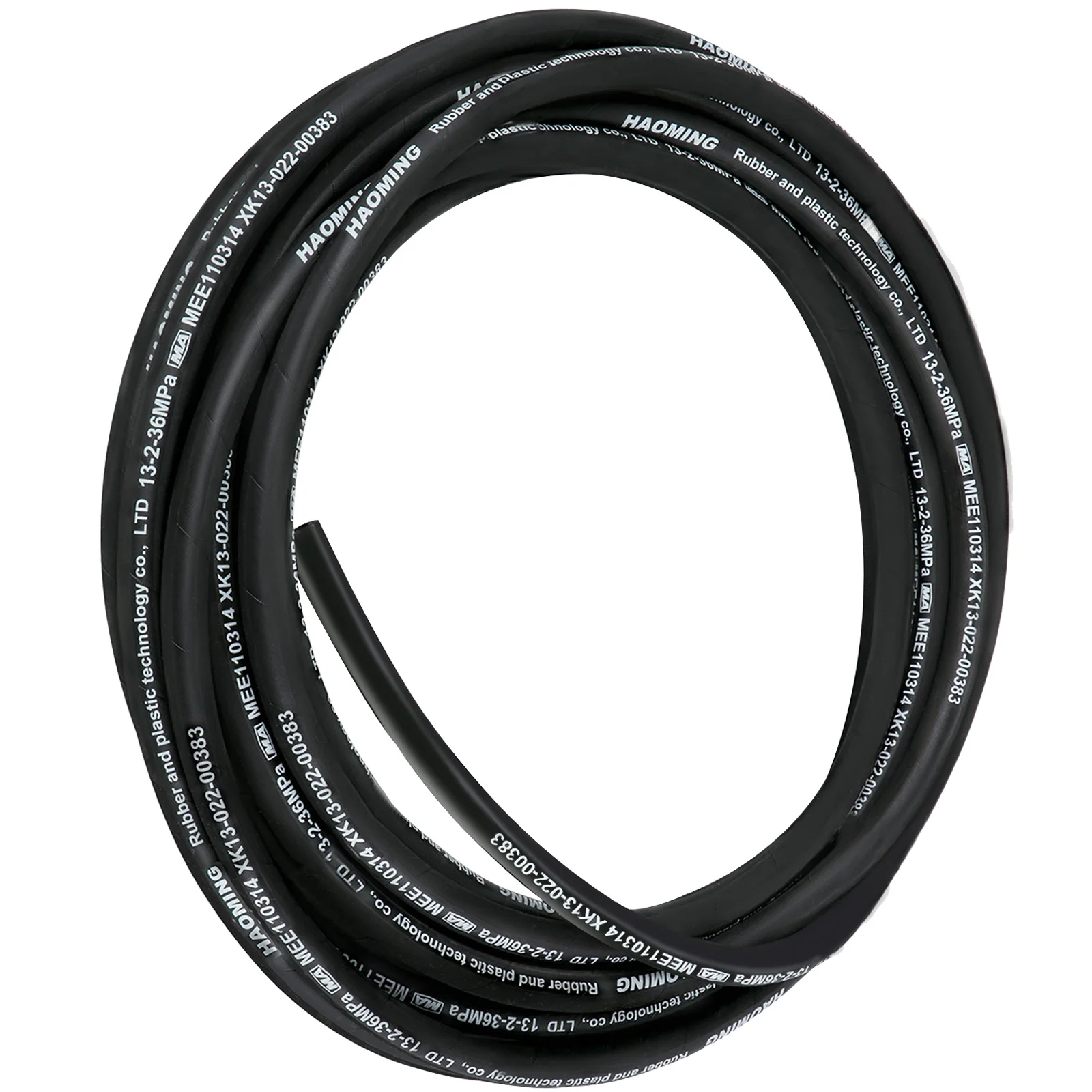 VEVOR High-pressure Hydraulic Hose 50 / 328 FT Length 5000 PSI Max Pressure Rubber Oil Hose for Car Truck Tractor Small Engine