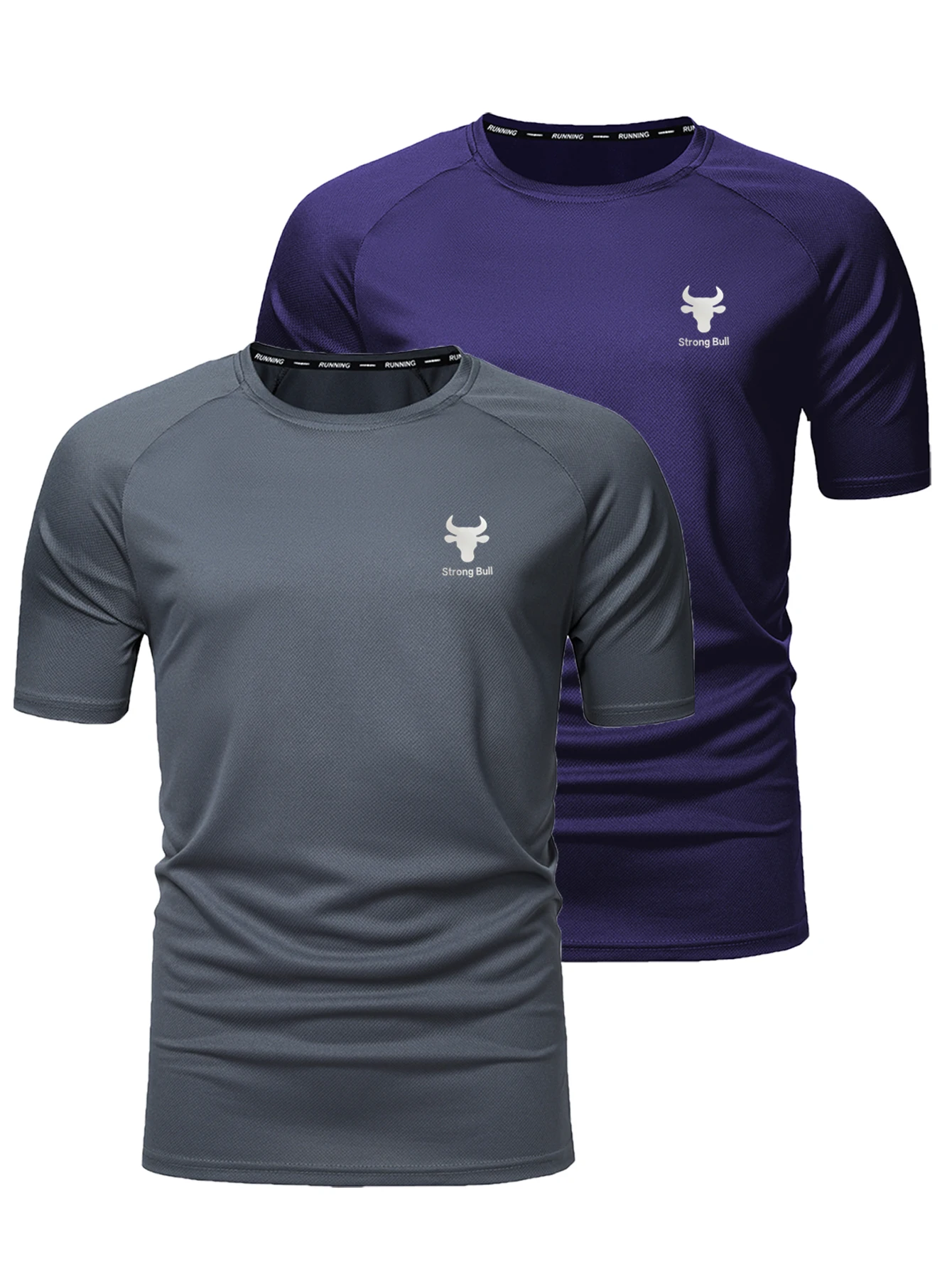 

Men's Summer T-Shirts, Men's Short Sleeves, Versatile Style, Fashionable, Two-Pack