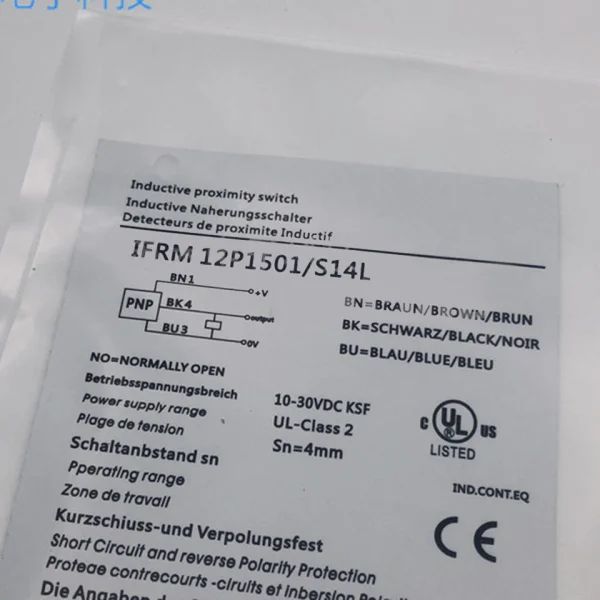 

Датчик 10-30 В Ifrm 12p1501-s14l Совершенно новый оригинальный точечный Plc