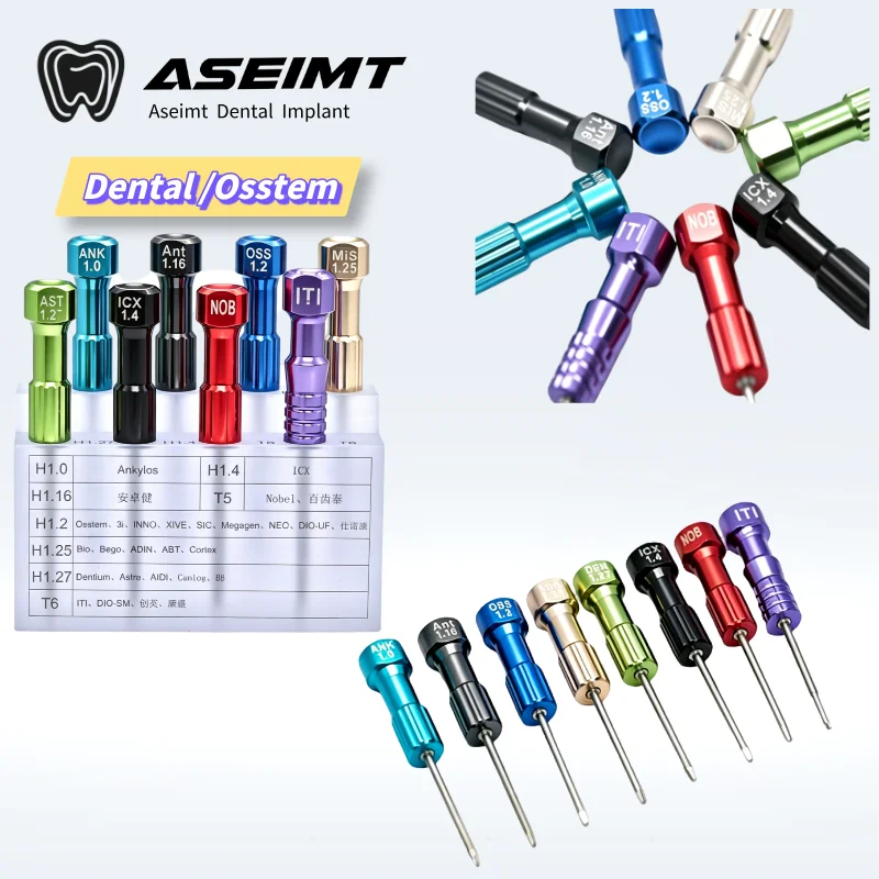 

For Osstem Dentium Screwdriver Stainless Steel Implant Micro Dentist Instrument Laboratory Dentistry Tool Dental Materials