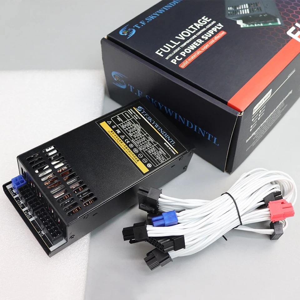 T.F.SKYWINDINTL Mini 1U Flex Active PFC PC Computer Power Supply