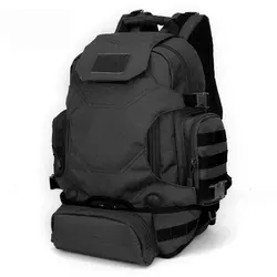 Men's 40L Tactical Backpack MOLLE CAMO Wear-resistant Nylon Detachable Accessory bag Laptop Bag Mountaineering Rucksack AVA139