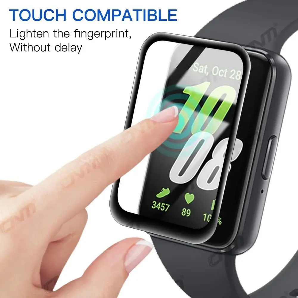 2Pcs 3D Protective Film For Samsung Galaxy Fit 3 3D Curved Edge HD Full Cover Screen Protector