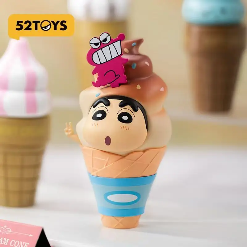 New Arrival  Authentic 52toys Crayon Shin Chan Dim Sum Time Blind Box Hand Animation Peripheral Doll Decorations  Ornaments