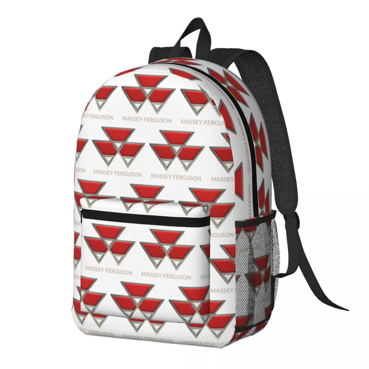 

2025 Massey Ferguson Logo Backpack Daypack Large Capacity Kids BookBag School Bag Shoulder Bags for Men Women