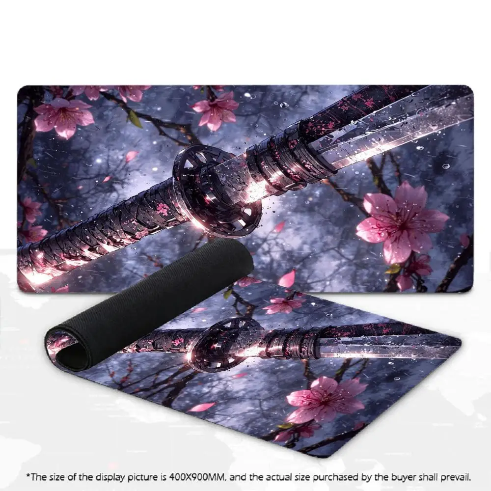 

Коврик для мыши Katana, нескользящий игровой коврик для мыши разных размеров, геймерский коврик для киберспорта, игровой механический коврик для мыши, XXL, настольный коврик