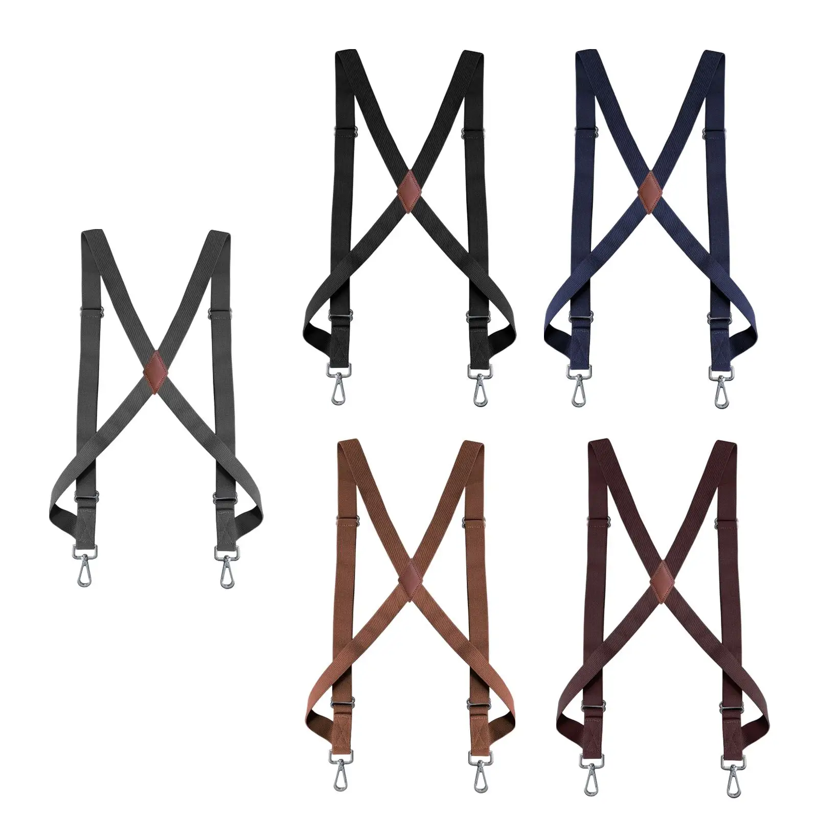 Men Women Suspender Hook Suspenders X Type Supplies Trucker Style Suspenders