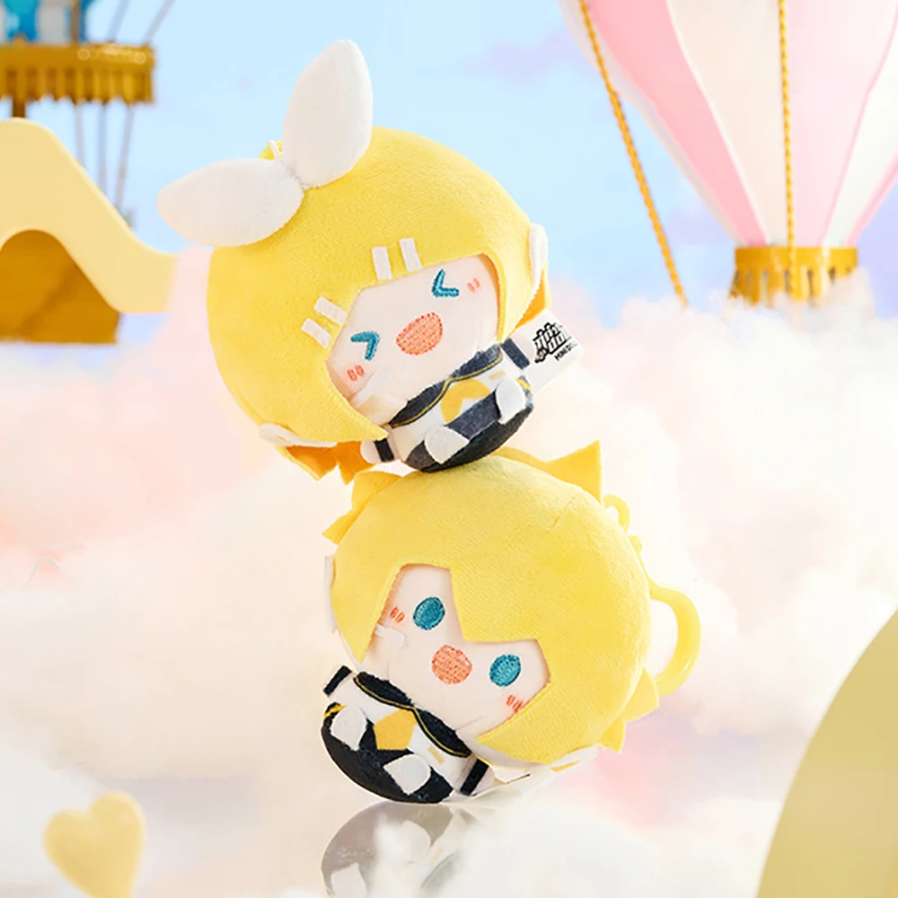 Muñeco de peluche Hatsune Miku de 8cm, Original KAITO MEIKO Megurine Luka, periféricos de Anime, mochila kawaii, colgante, regalo de cumpleaños en Stock