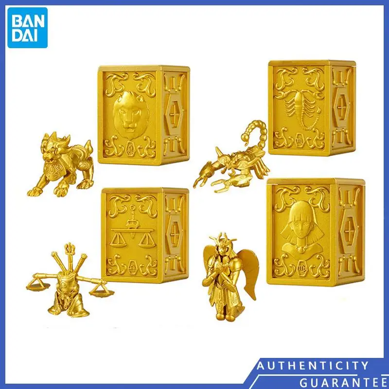 [In stock] Bandai Gashapon Saint Seiya 2 Saint Wardrobe Ornament Lion Virgo Scorpio Libra Finished Model Toys Holiday Gift Male