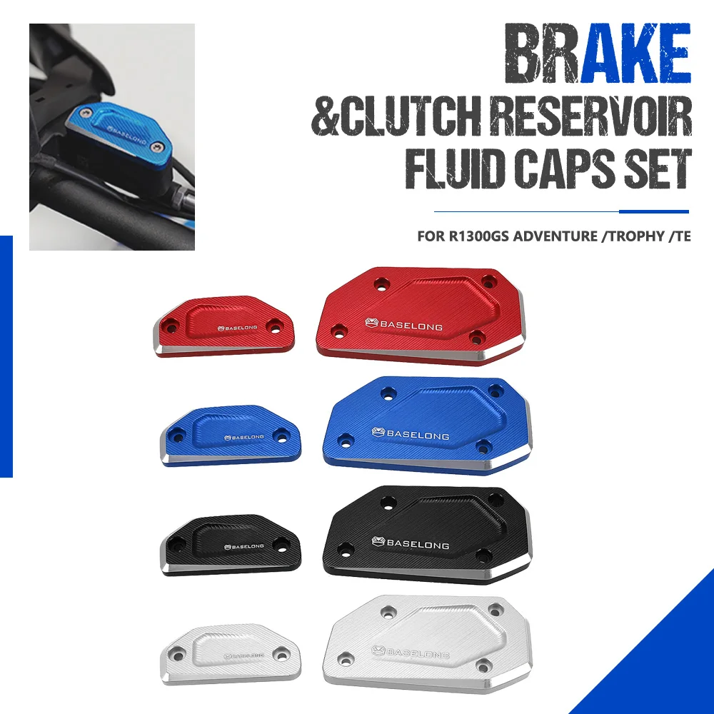 

FOR BMW R1300GS Adventure /Trophy /TE 2023-2024-2025 Motorcycle CNC Clutch Reservoir Fluid Caps Set Accessories For R 1300GS