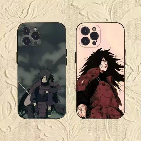 Uchihas M-Madaras I-Itachi Phone Case For iPhone 16,se4,15,14,13,12,11,Pro,X,XS,Max,XR,Plus,Mini Soft Black Cover