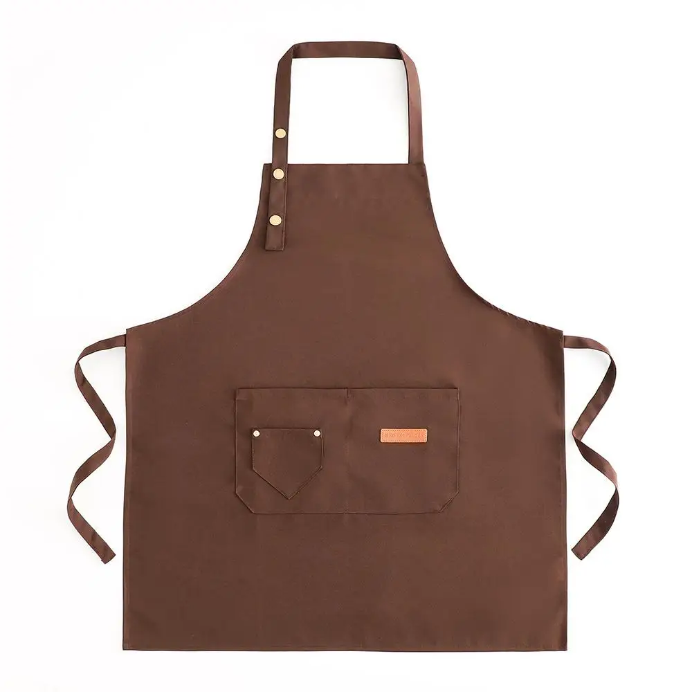 Men's Chef Apron Printed Logo Personalized Customization Kitchen Restaurant Catering Service Barbecue Cake Shop Women's Apron