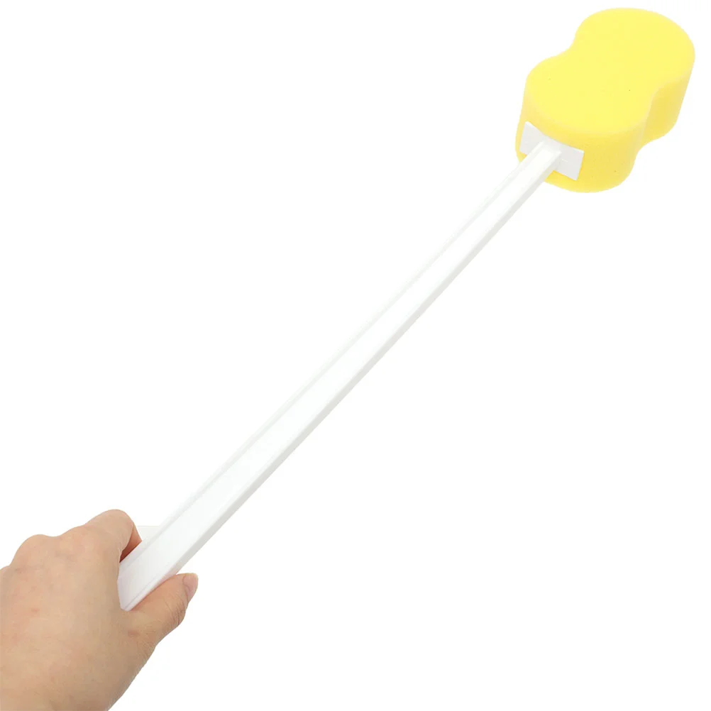 Long Handle Bath Sponge 2Pcs Back Sponge A Stick Lightweight Back Washer Washer Handled Butt Scrubber Shower Brush Loofah