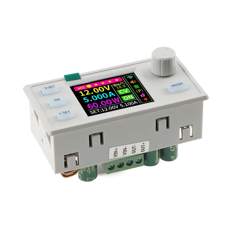 SK120S Регулируемый регулируемый источник питания постоянного тока с ЧПУ с постоянным напряжением и током, модуль солнечной зарядки 7A120W