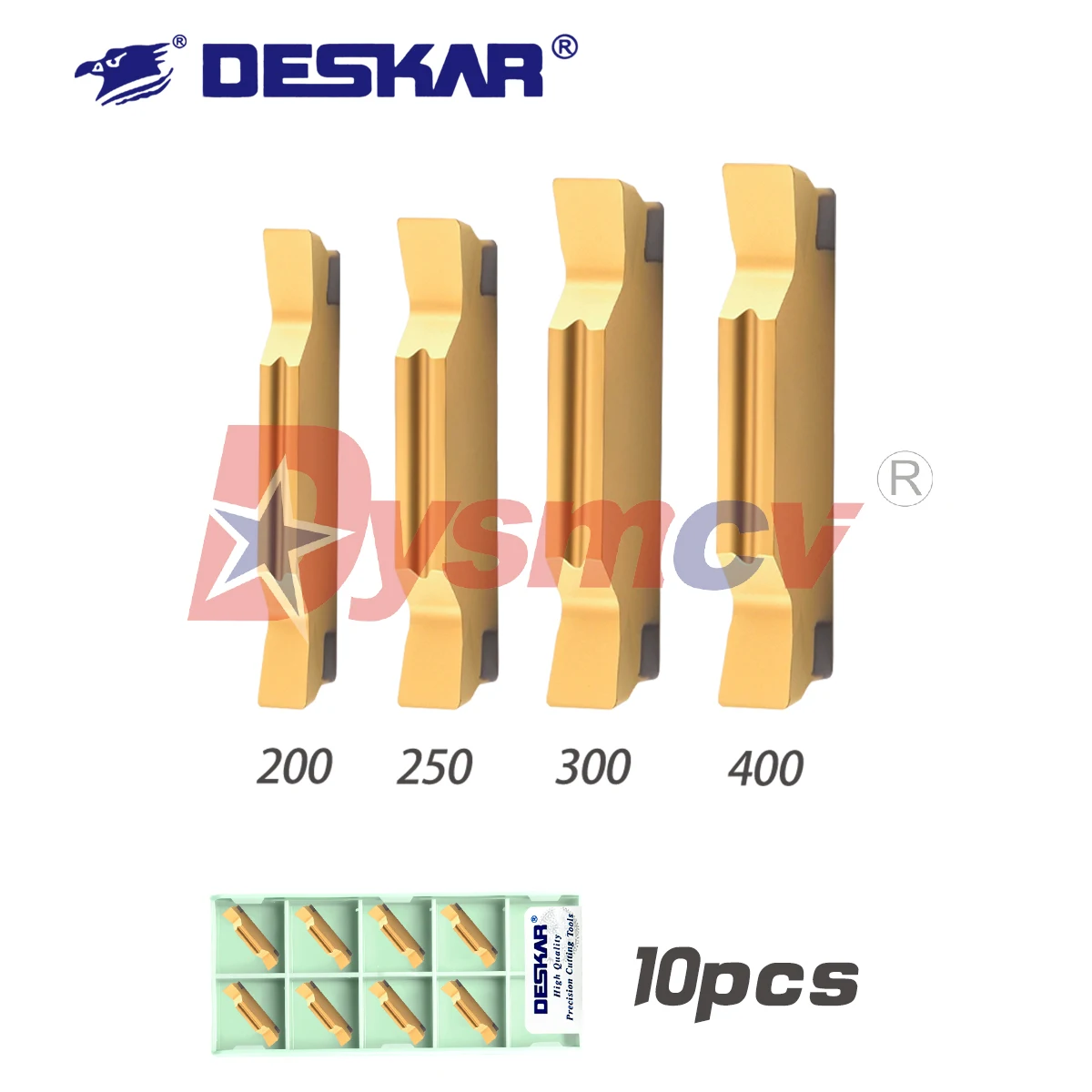 DESKAR 100% Original CNC Slotting ใบมีด MGGN200 MGGN300 MGGN400-JV LF6028 เครื่องจักรกลชิ้นส่วนเหล็กความแข็งสูงเครื่องกลึงโลหะเครื่องมือ