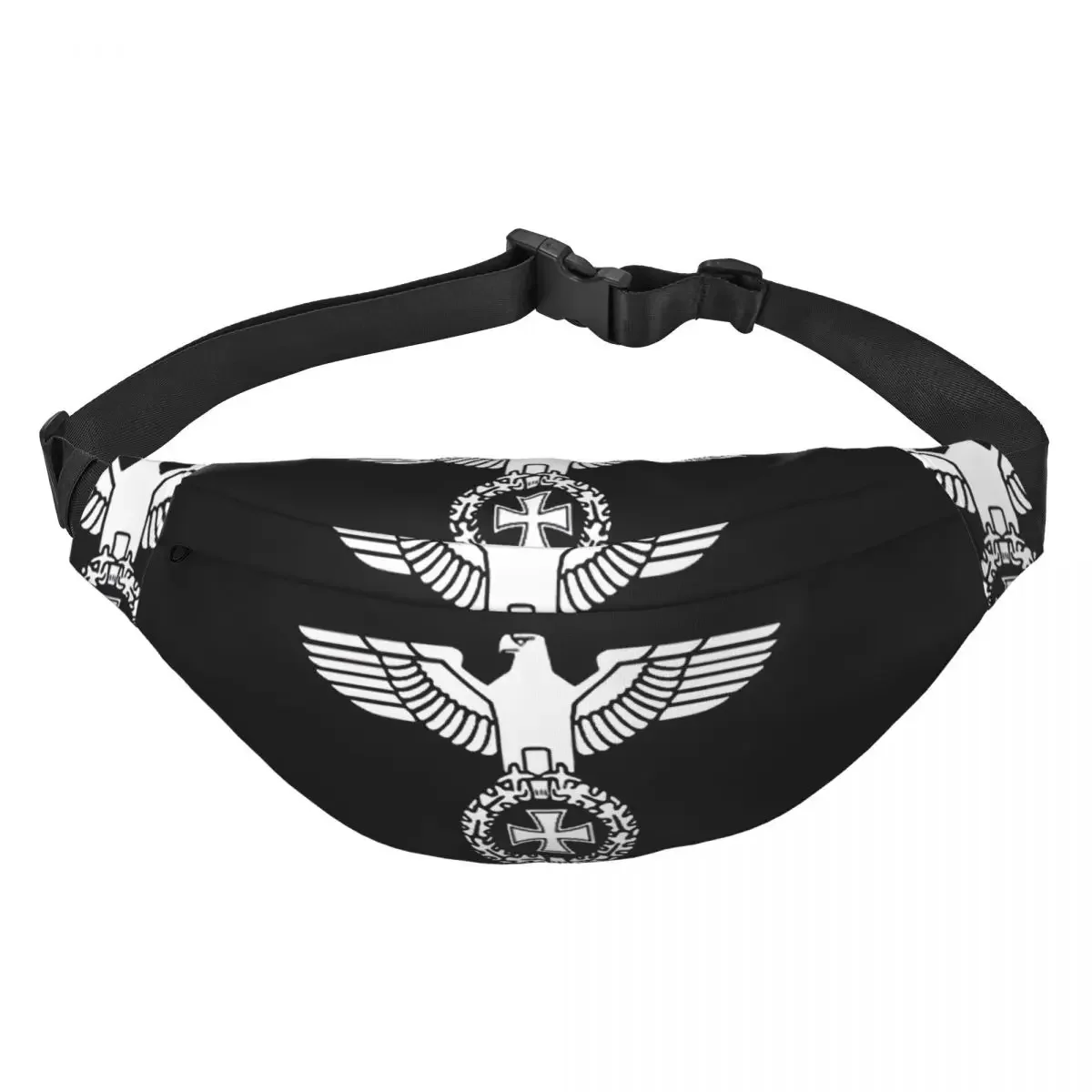 Custom German Reich Germany Flag Fanny Pack for Women Men Fashion Sling Crossbody Waist Bag Traveling Phone Money Pouch