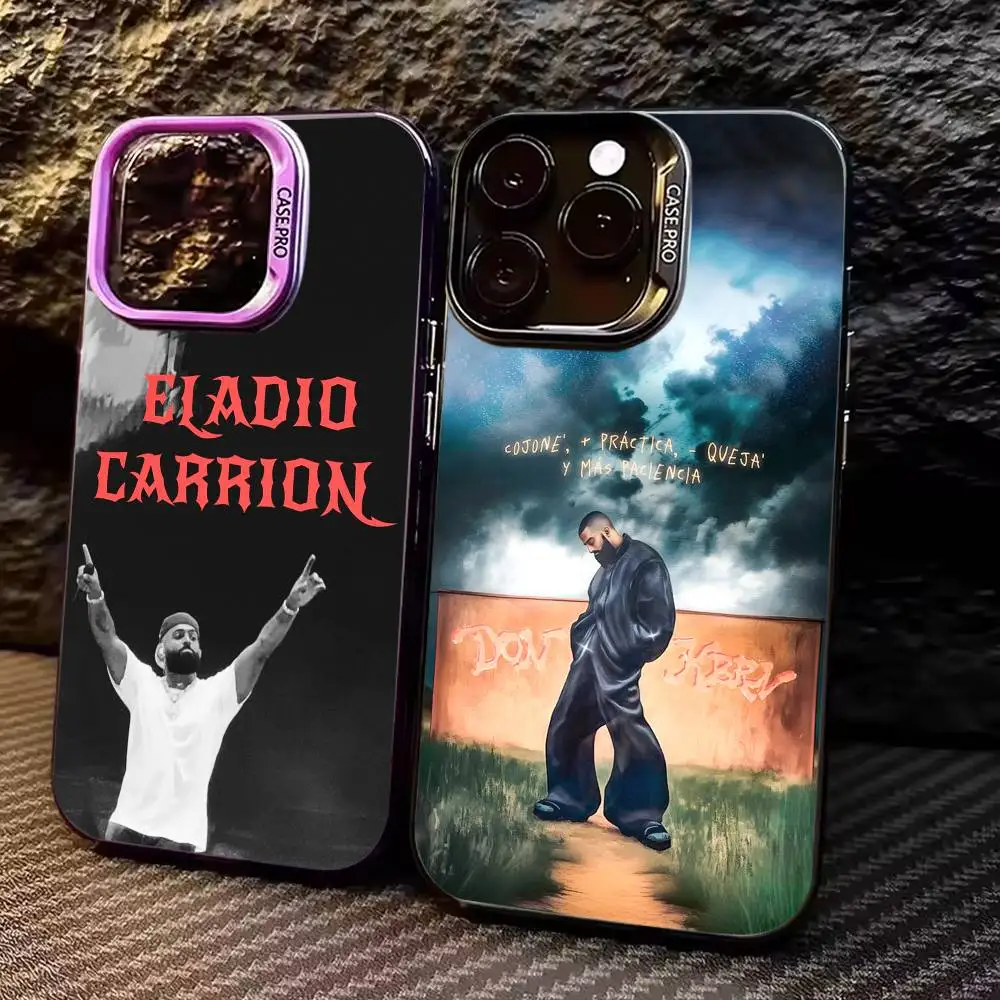 

E-Eladio Carrion album S-Sauce Boyz Phone Case For iPhone 17,16,15,14,13,12,11 Plus,Pro Max,Colored Silver Phone Case