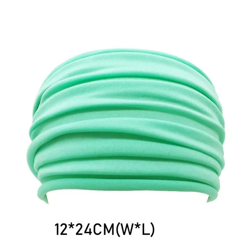 Diadema elástica antideslizante de turbante ancho para deporte - imagen 2