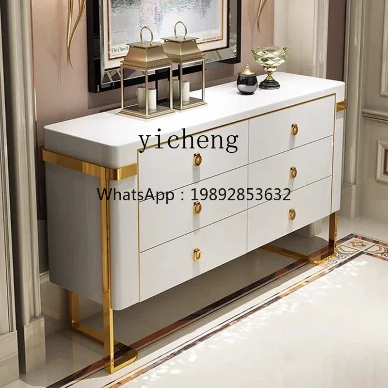 

minimalist solid wood six-chest cabinet, bedroom chest drawer storage locker now