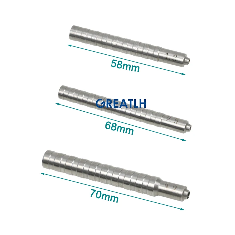 Drei Arten Auswahl Gewinde bohr hülse Bohrer Guider ortho pä dische chirurgische Instrument Edelstahl Haustier