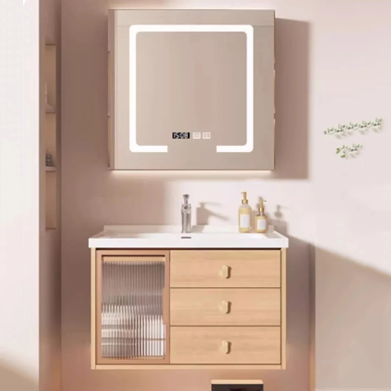 Decorations Modern Bathroom Cabinet Wooden Paper Drawers Luxury Partitions Display Cupboard Storage Gabinete Hotel Furniture