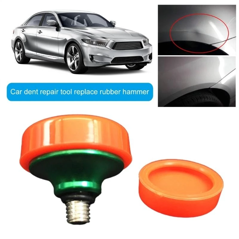 Auto Body Paint Dent Repair Hammer Tip Screw on Interchangeable Tip Set D7YA