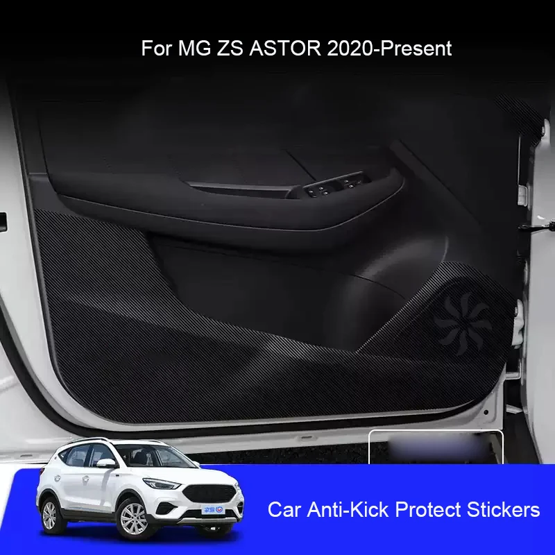 

Car B-Pillar Door Anti-Kick Protect Pad For MG ZS ASTOR 2020-Present Trunk Anti-Dirty Scratch Resistant Interior Accessories