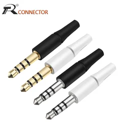 10pcs Outlet 17mm/14mm Jack 3.5mm Stereo 3/4Poles Male Jack for DIY Headset Earphone or Used for Repair Earphone