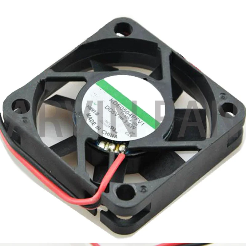 KDE0504PFV1 Ventilador, 5 V, 1.2W, 2 Alambres, Motor Axial, Exaustor, 1PC