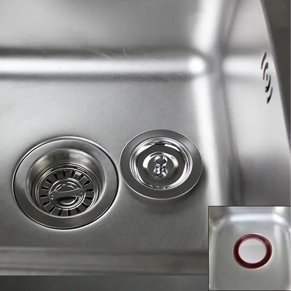 

5Pcs Durable Sink Drain Gasket Rubber Material Easy to Install and Multiple Plugs Sink Plug Seal Strainer Seal